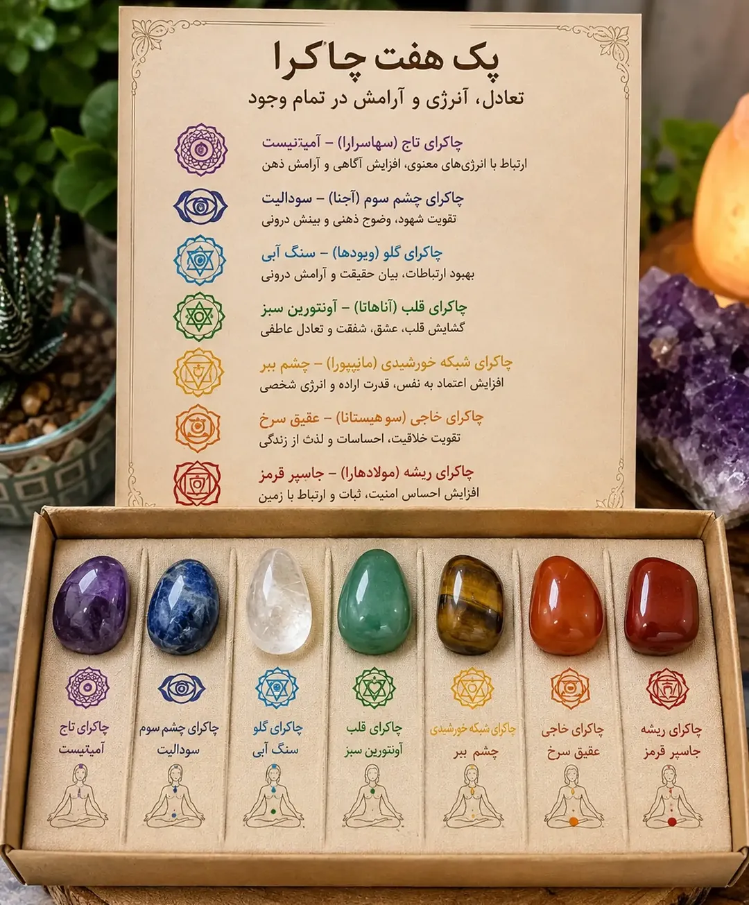 پک هفت چاکرا تامبل